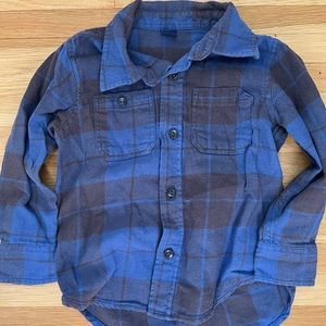 Baby Gap Plaid Button Down